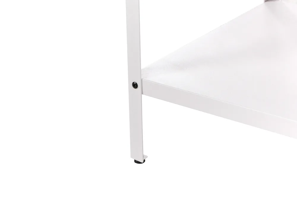 Outdoor-Küche 4er Set mit Spüle VILAMA Weiß Metall_974086