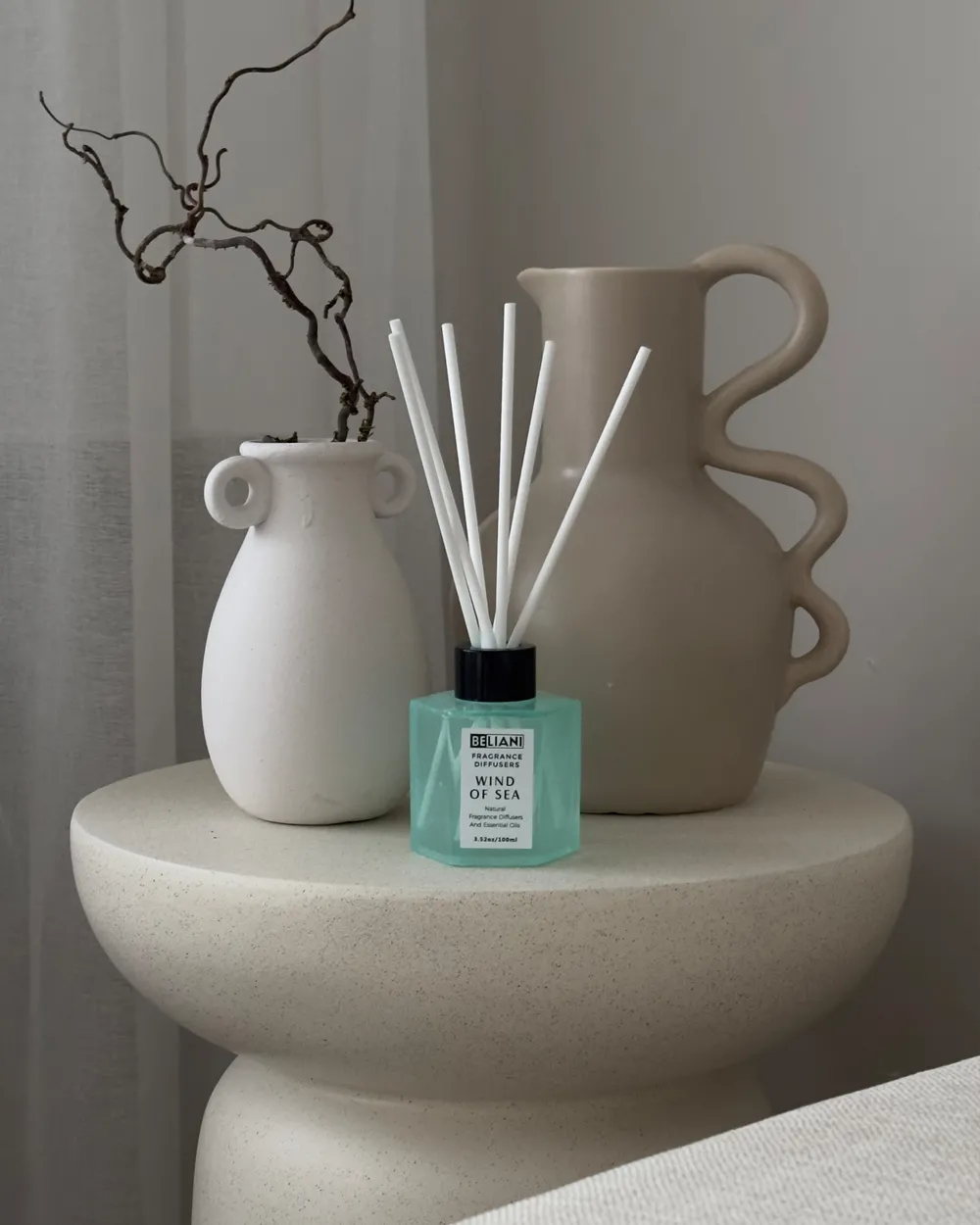 Scented Candle with Fragrance Reed Diffuser CLASSY TINT Soy Wax Fresh Notes_962174