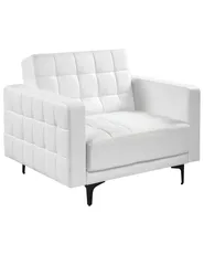 Fauteuil ABERDEEN Kunstleer Wit_1038778