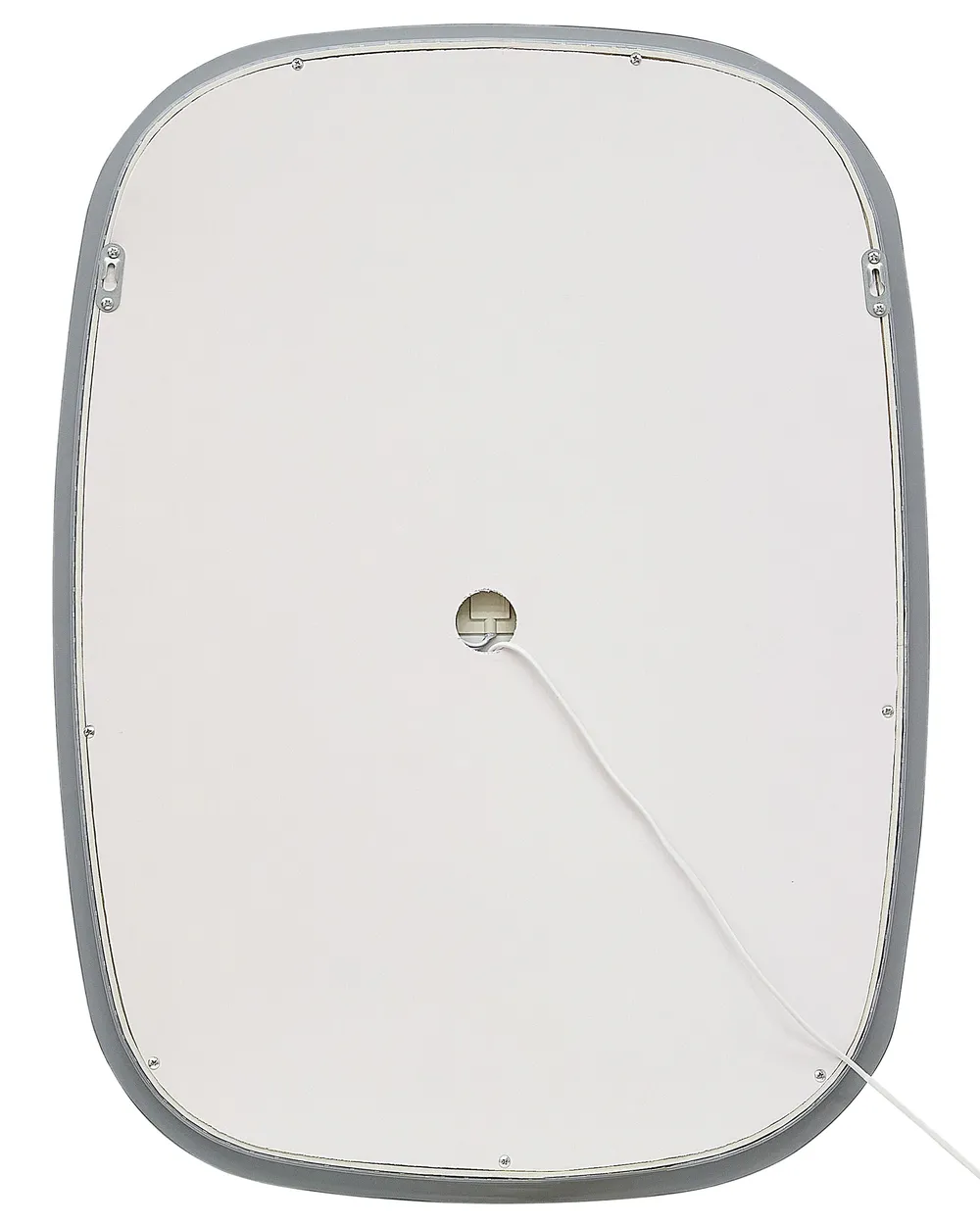 LED-Badezimmer-Spiegel BERGERAC 58 cm 78 cm Silber_844379