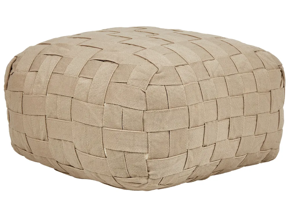 Pouf BODLA Kunststoff Beige