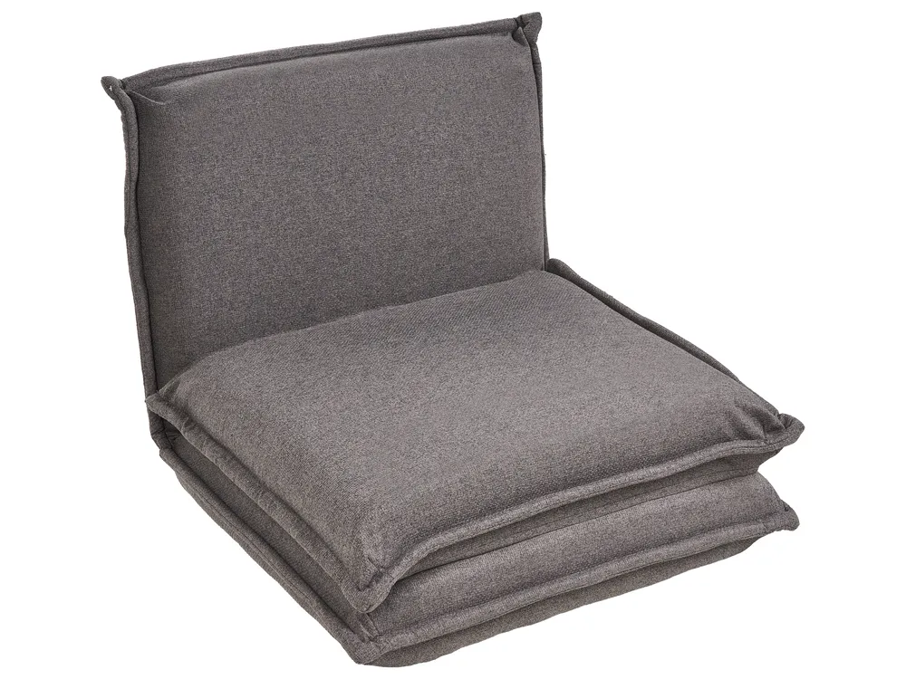1-Sitzer Schlafsofa DELLEN Stoff Dunkelgrau_1031388