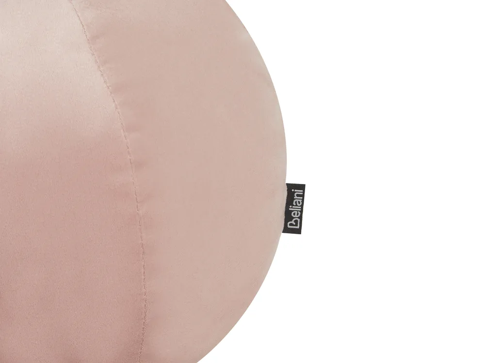 Throw Cushion SALVIA 30 x 30 cm Velvet Pink Solid_936051