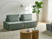Modulsofa 2-Sitzer TIBRO Stoff Hellgrün_1057747