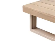 Garten Ecksofa mit Tisch 5-Sitzer MYKONOS zertifiziertes Akazienholz Taupe rechtsseitig_1017522