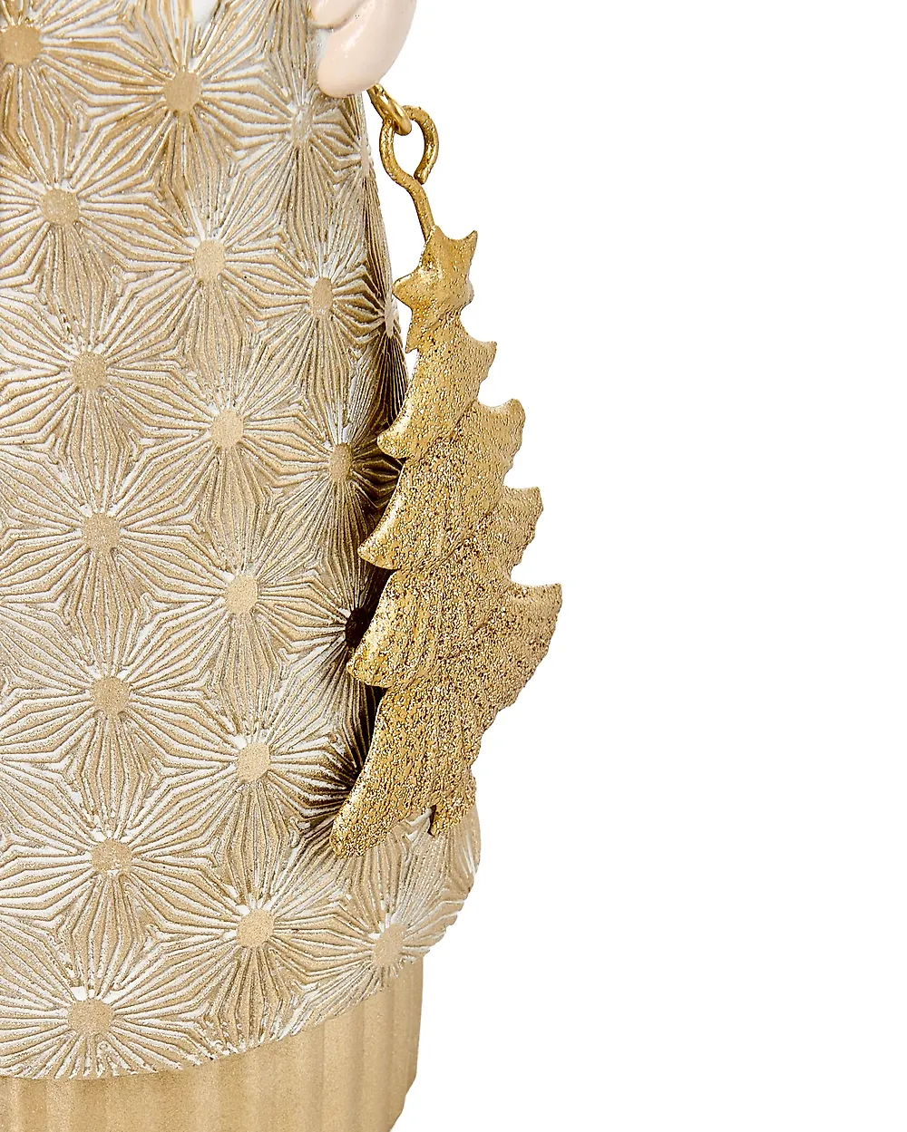 Weihnachtsdekoration 3er Set TENNILA 23/31/32 cm Weihnachtsmann Gold_1175515