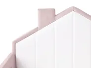 Kids Bed House Velvet KERVAN 90 x 200 cm (EU Single) Pink_1053942
