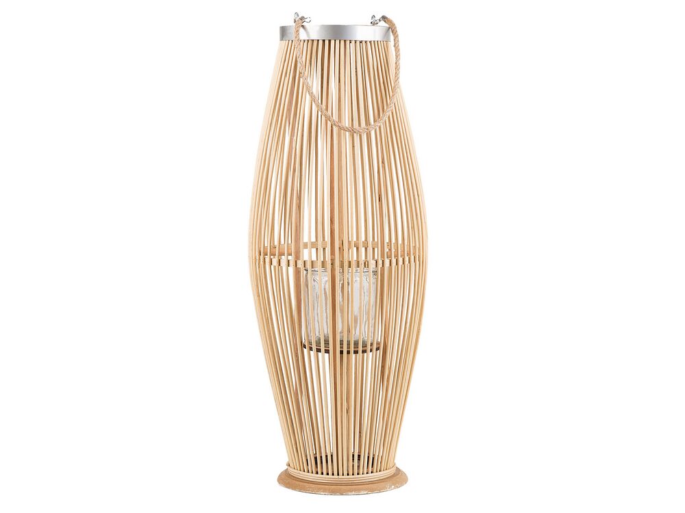 Laterne TAHITI 72 cm Bambus Naturfarben