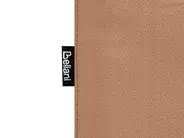 Sofa 3-Sitzer LEIRA Kunstleder Goldbraun_1058351