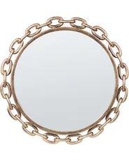 Wandspiegel YEBRA 46 cm 46 cm Gold_904427