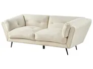 Sofa 3-Sitzer LENVIK Bouclé Weiß_939269