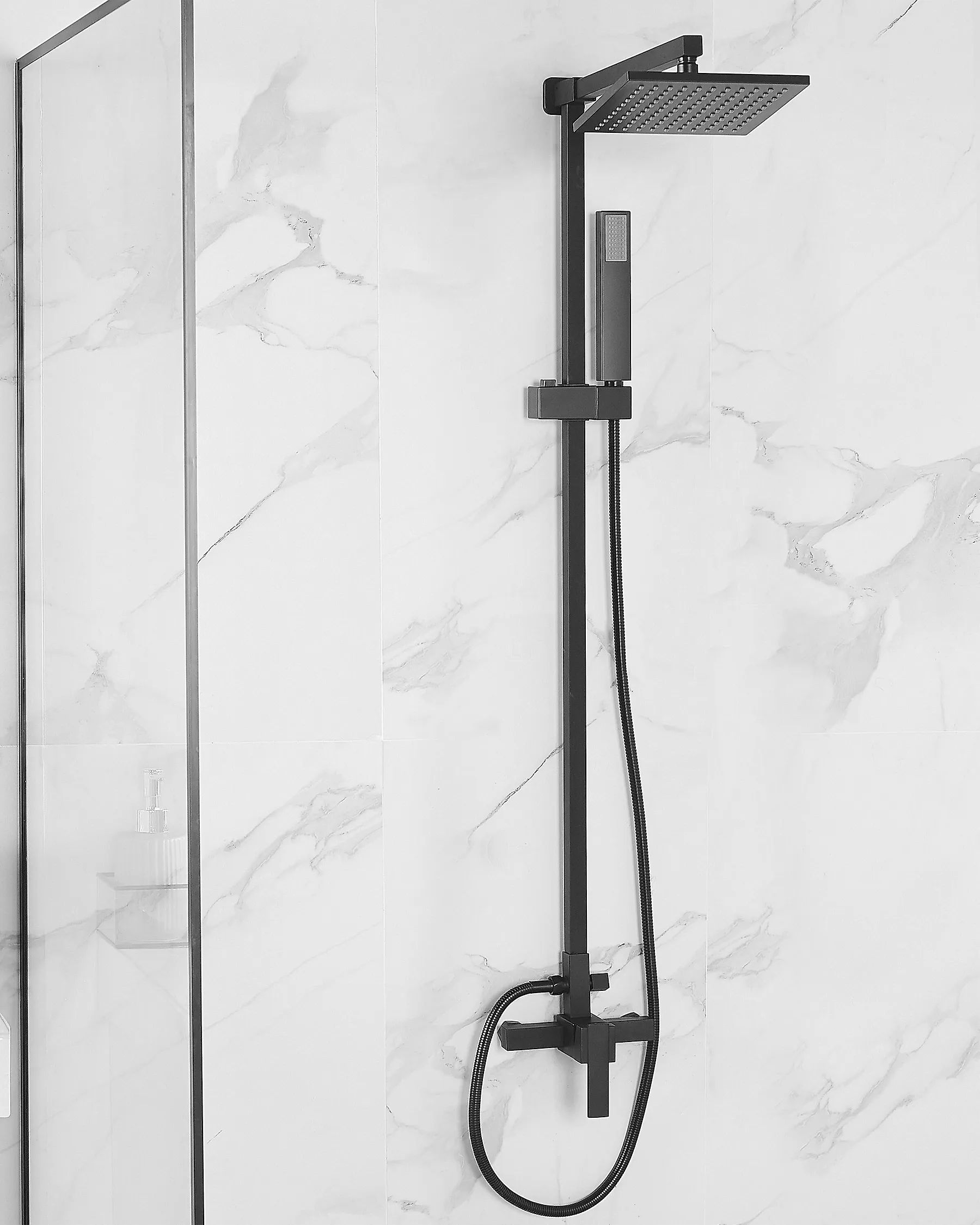 Mixer Shower Set with Rainshower TAGBO Black_786926