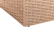 Lounge Set mit Tisch 9-Sitzer SEVERO Polyrattan Beige_904453