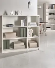 5 Tier Bookcase ZEHNA 197 cm White_1026406
