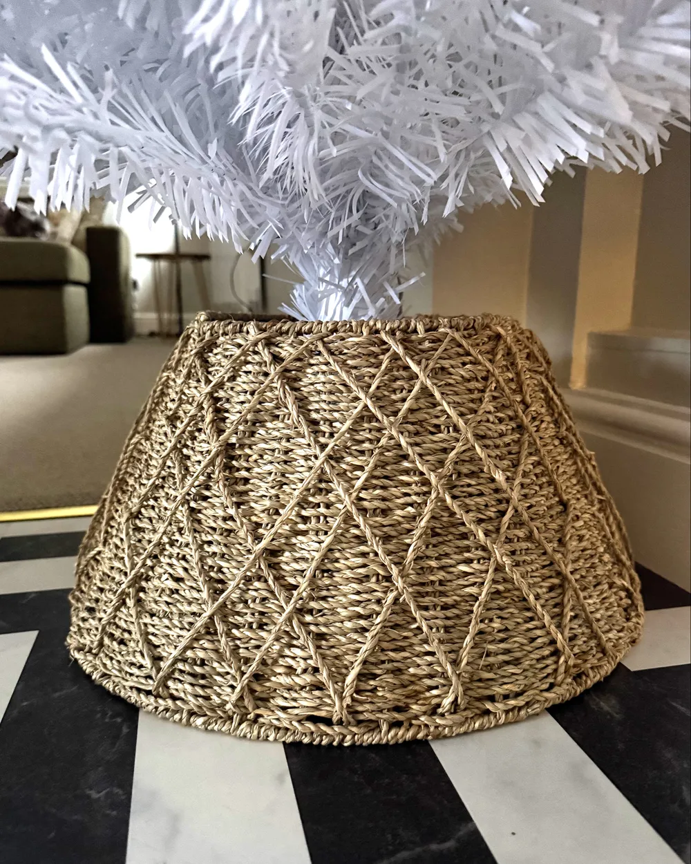 Christmas Tree Collar VUOTSO 43 cm Seagrass Natural_1048031