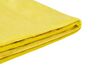 Bed Frame Cover Velvet FITOU 160 x 200 cm Yellow
