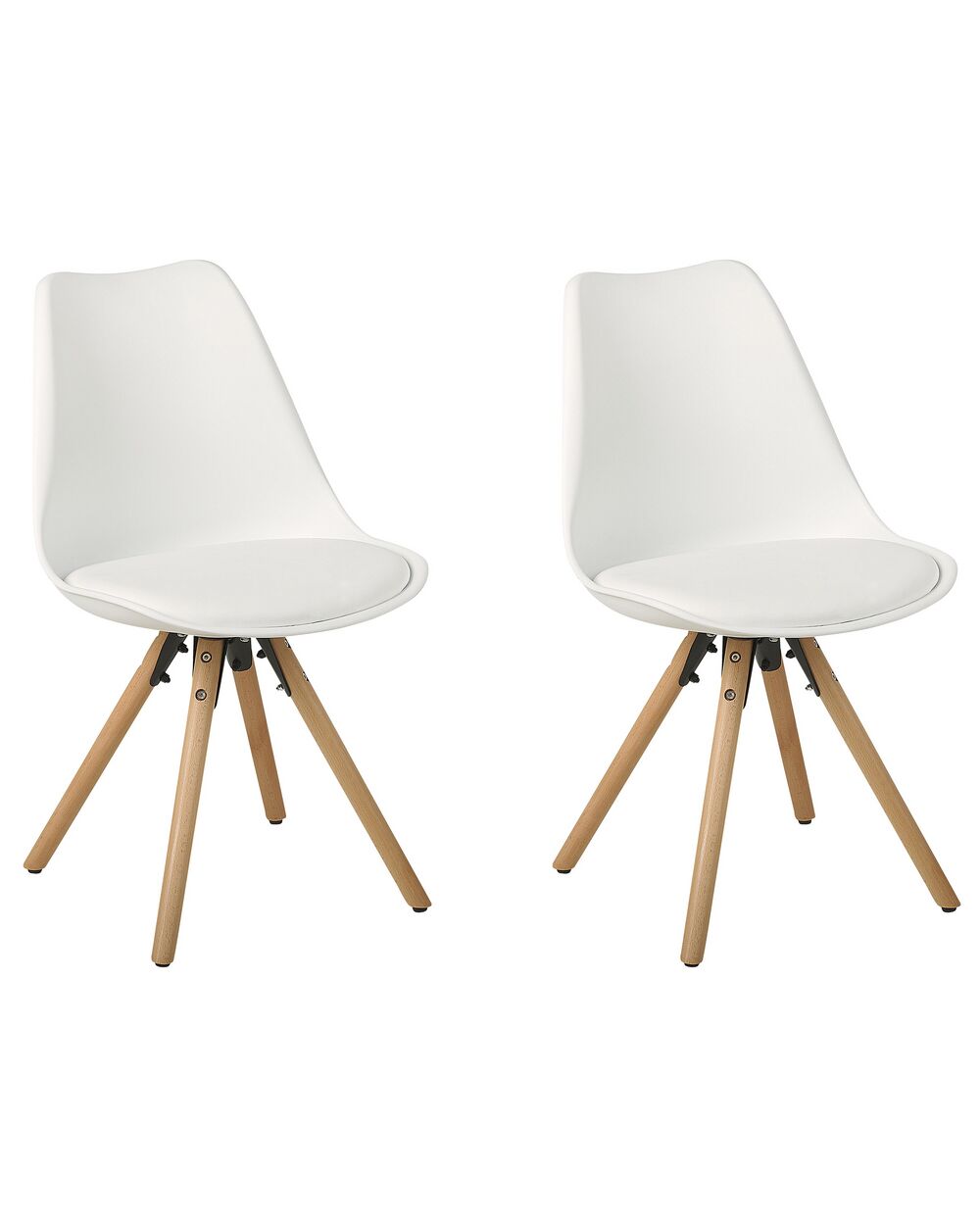 Set of 2 Dining Chairs DAKOTA White