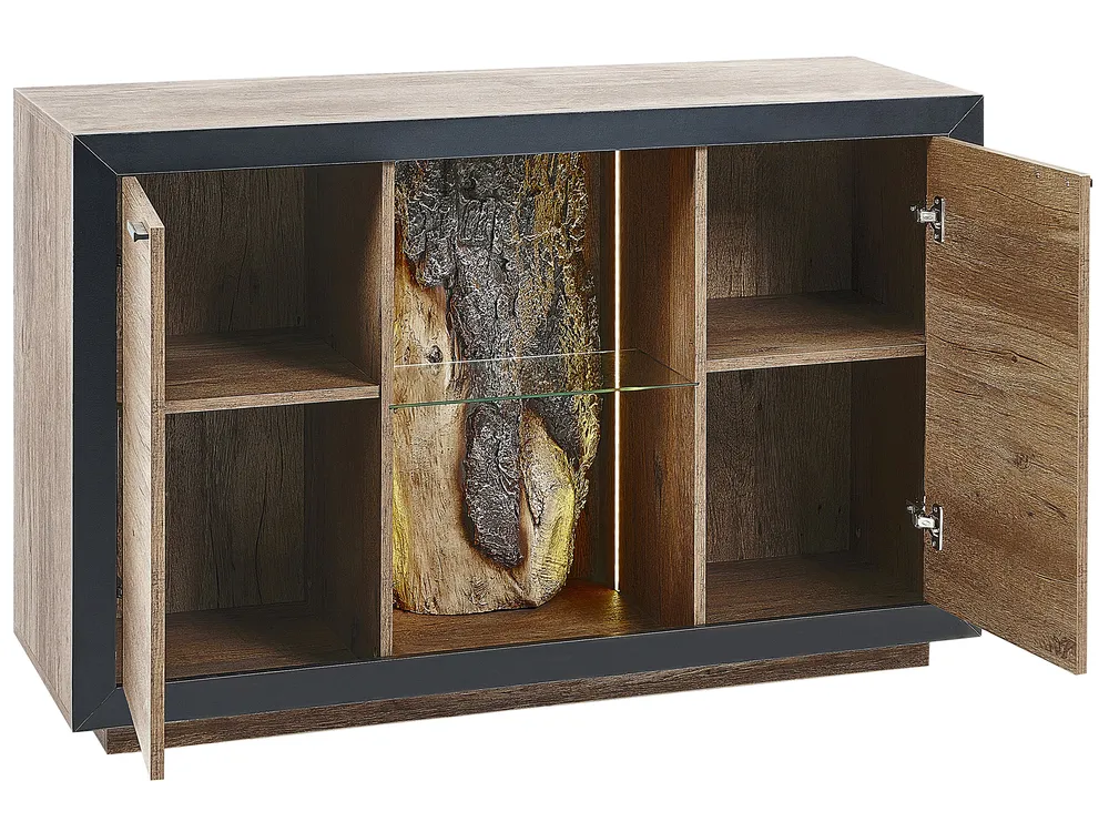Schrank MARANA Braun / Schwarz_850290