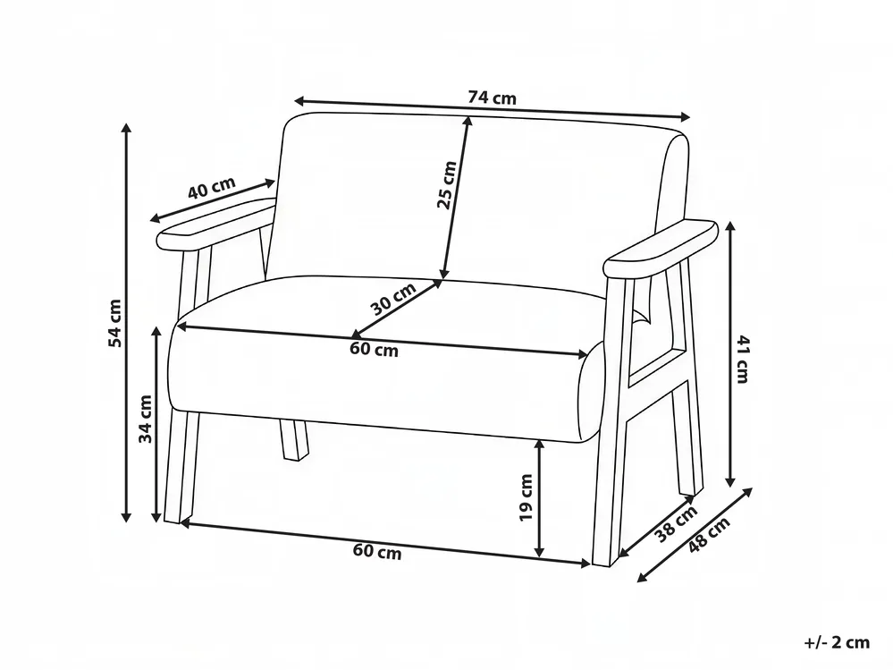 Kids Sofa LALMO Boucle Beige_1055484