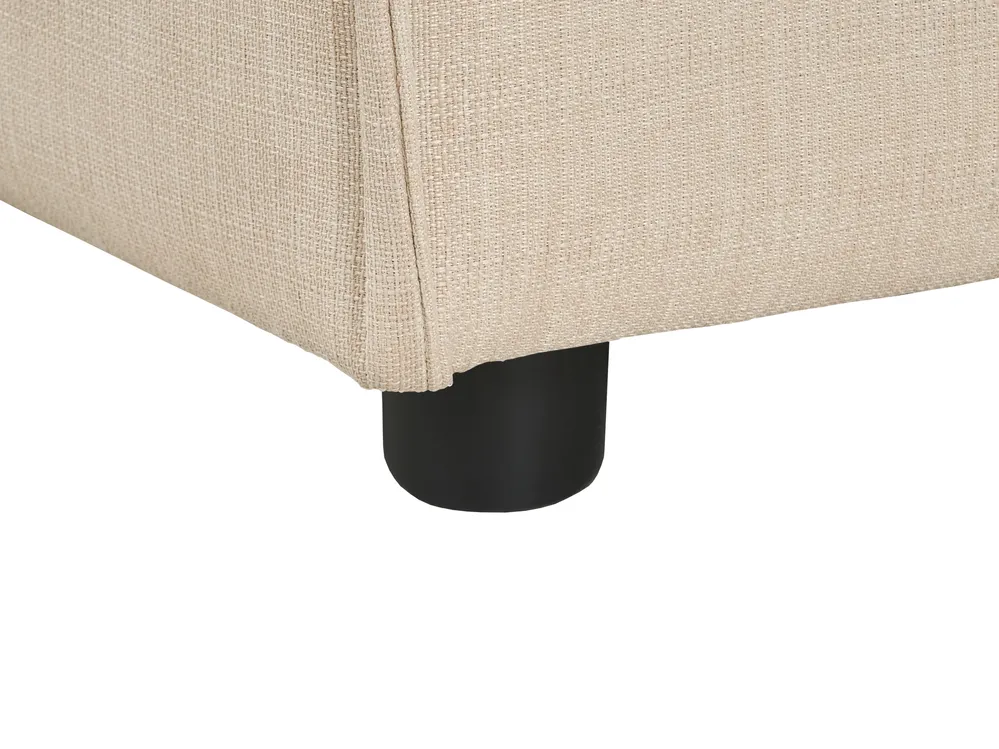 Linksseitige Chaiselongue ARDAL Stoff Beige_947790