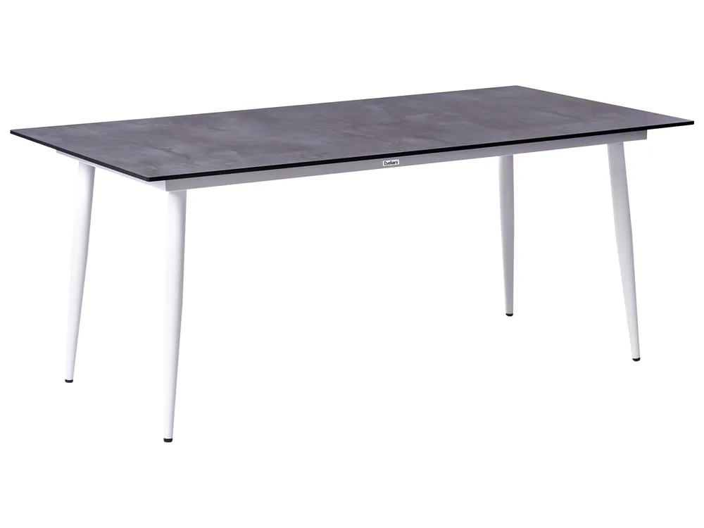 Gartentisch TOLENTINO 180 cm 90 cm Steinoptik Grau
