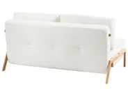 Sofa Bed 2 Seater EDLAND Boucle Off-White_1061220