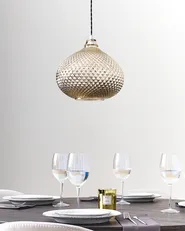 Hängeleuchte MADON Glas Gold_691474