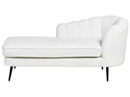 Rechtszijdige chaise longue ALLIER Bouclé Gebroken wit_887295