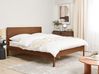 Bett mit Lattenrost Holz BOISSET 160 x 200 cm Dunkelbraun