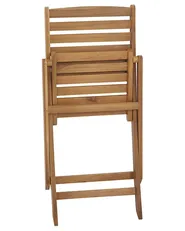 Gartenstuhl 6er Set TOLVE Akazienholz Braun_784151