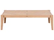 Garden Coffee Table RIVELLO 123 cm 68 cm Acacia Wood Light Brown_1155847
