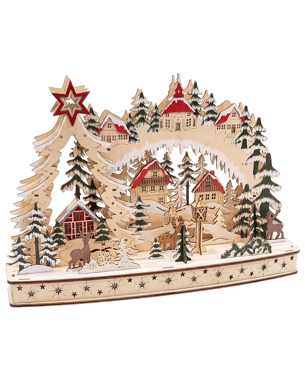 Weihnachtsdekoration LED KORIA 31 cm Hellbraun_1175962