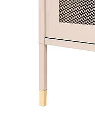 Nachttisch OSSETT Metall Beige_1160944