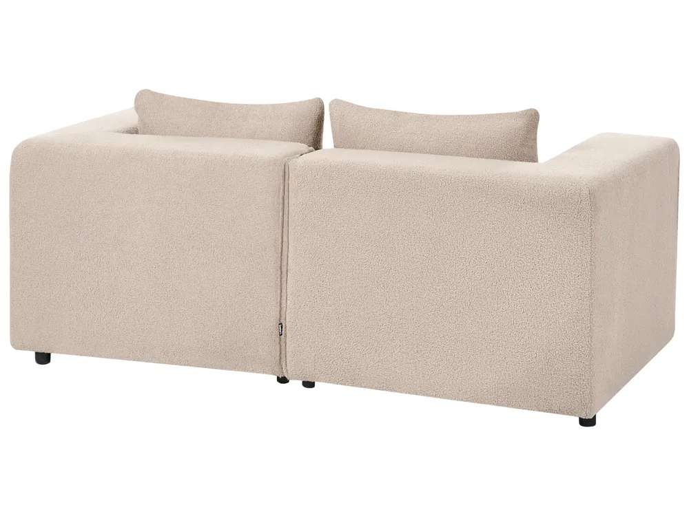 Modulsofa 2-Sitzer AXEBO Bouclé Beige_1076047