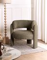 Armchair BUREA Chenille Dark Green
