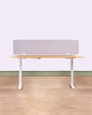 Schreibtischtrennwand WALLY 160 x 40 cm Beige_1007455