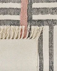 Teppich MURADIYE Beige 160 x 230 cm Baumwolle_817041
