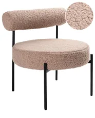 Sessel ALPHA Bouclé Taupe_958343