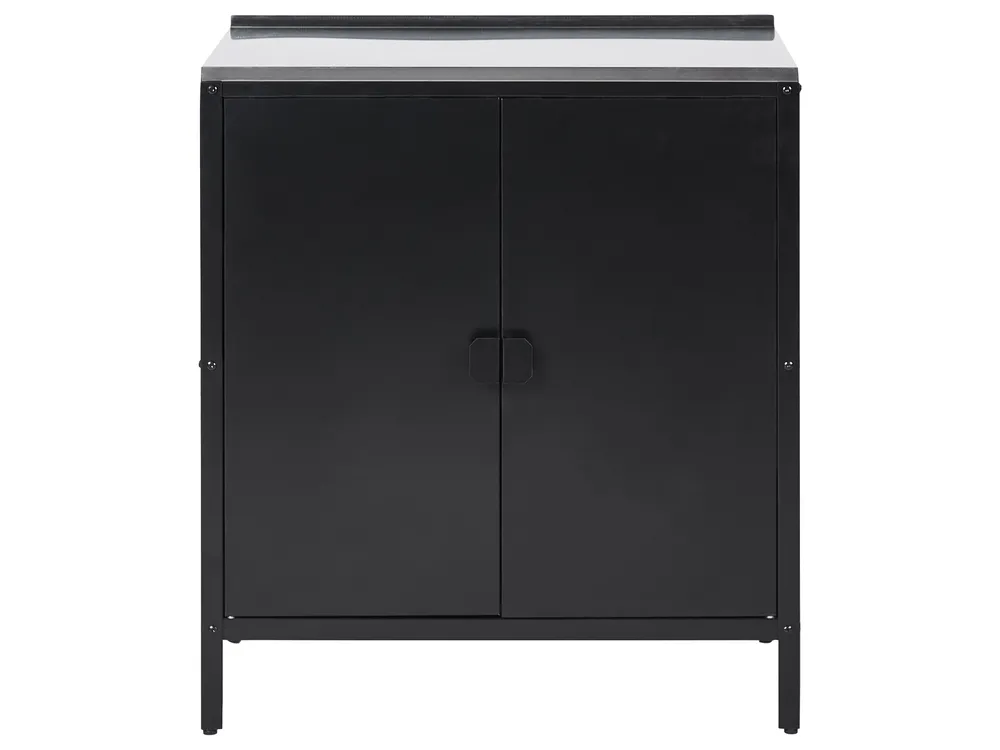 Outdoor-Küche 3er Set VILAMA Schwarz Metall_872550