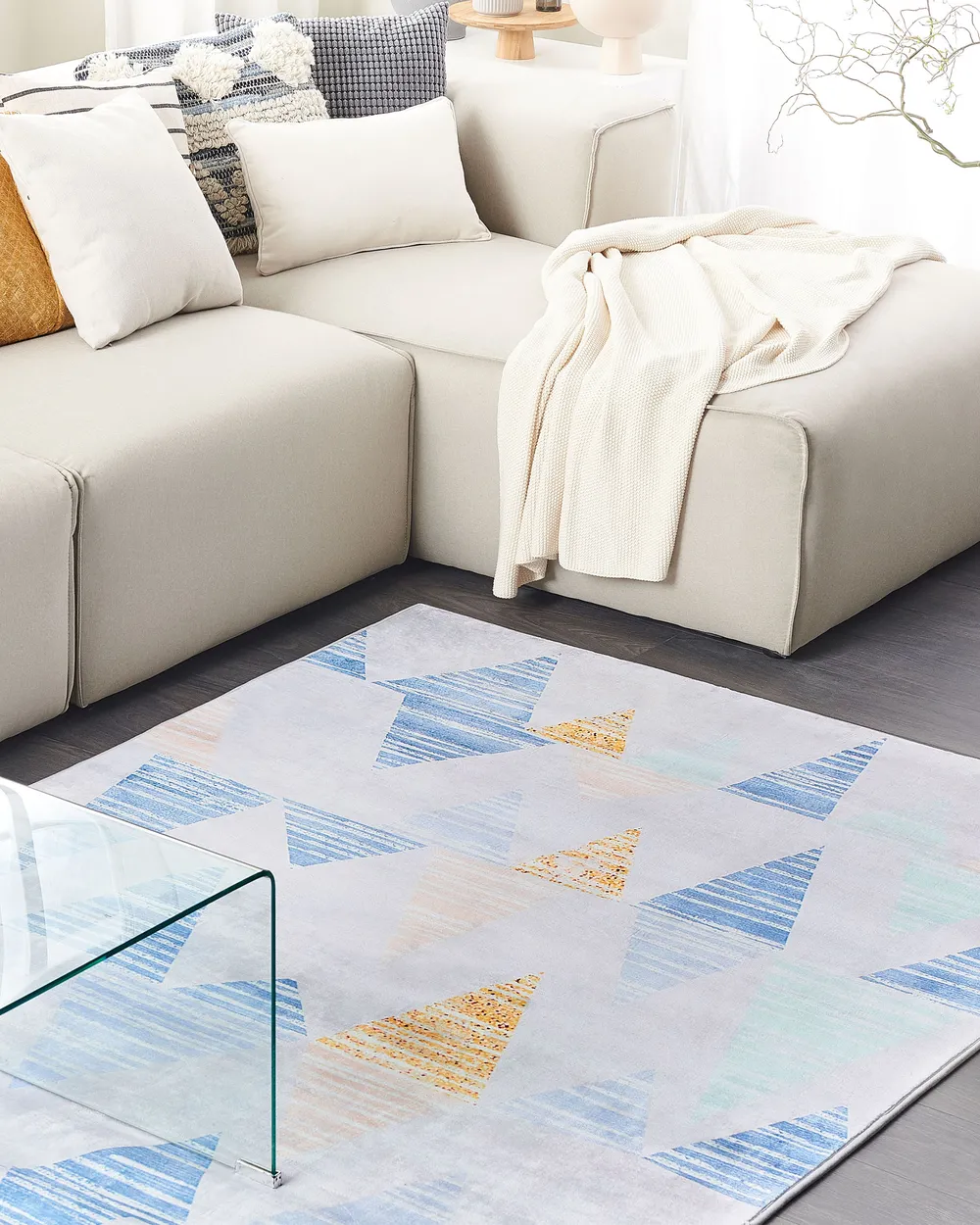 Teppich YAYLA Grau 140 x 200 cm