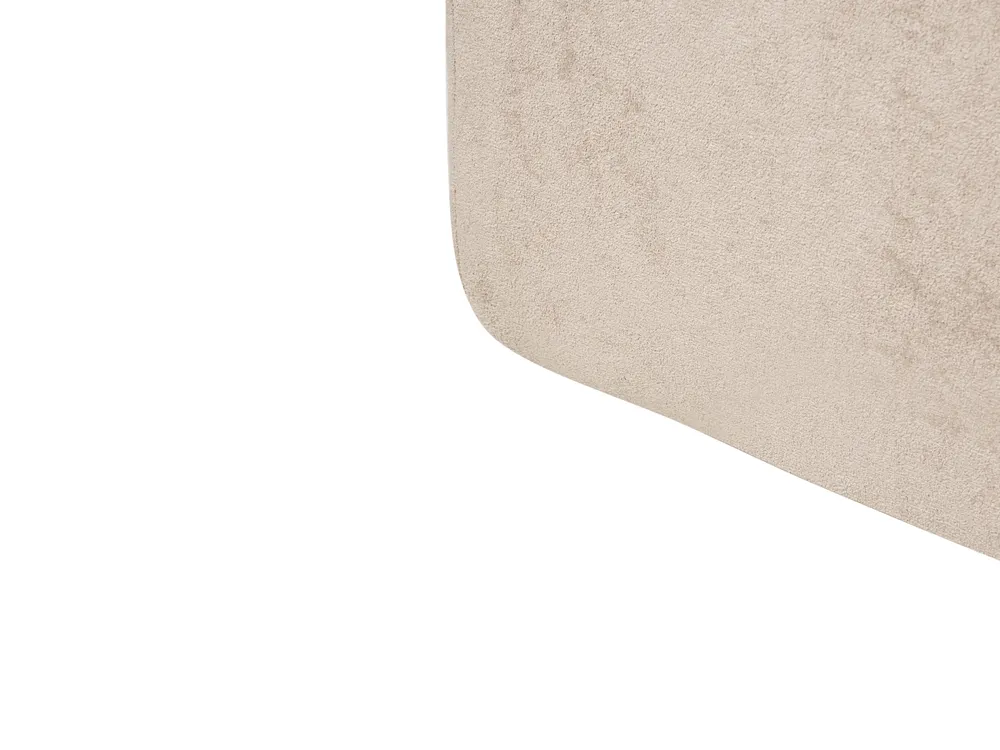 Bett mit Lattenrost Stoff ORVILLE 160 x 200 cm Taupe_1025804