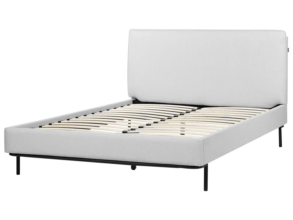 Krevet Tkanina CORIO 140 x 200 cm svijetlosivi_903176