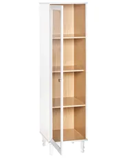 Vitrine mit Glastüren TINGLEDALE 40 cm Weiß_949909