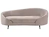 Sofa 2-Sitzer SAVAR Stoff Braun