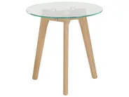 Set of 2 Coffee Tables MISSOURI Glass Transparent_748511