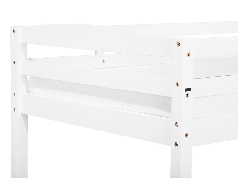 Bunk Bed with Drawers REGAT Pine Wood White 90 x 200 cm (EU Single)_797152