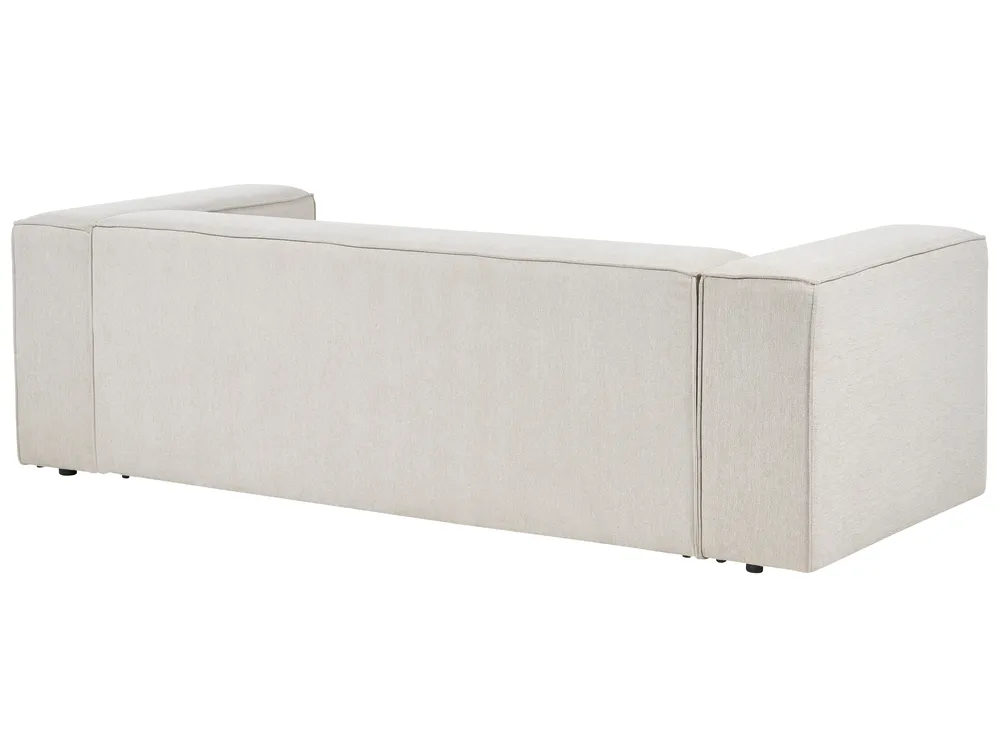 Ecksofa 2-Sitzer VERNON Stoff Hellbeige linksseitig_887720