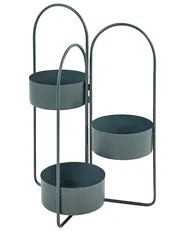Pflanzenständer COLUTENA 56 cm Metall Dunkelblau_933706