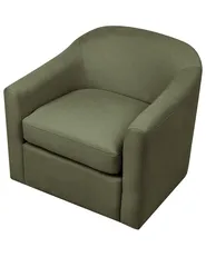 Draaifauteuil MAGNOR Stof Donkergroen_966249