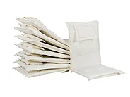 Garden Dining Set 8 Seater MAUI with Cushions Acacia Wood Off-White_756357